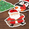 Legami-Biglietto-Natale-C/filo-5x9cm-10pz-Legami-Sagomati-Set-Di-10-Etichette-Chiudipacco-Merry-Christmas