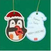Legami-Biglietto-Natale-C/filo-5x9cm-10pz-Legami-Sagomati-Set-Di-10-Etichette-Chiudipacco-Merry-Christmas