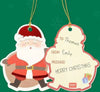 Legami-Biglietto-Natale-C/filo-5x9cm-10pz-Legami-Sagomati-Set-Di-10-Etichette-Chiudipacco-Merry-Christmas