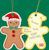 Legami-Biglietto-Natale-C/filo-5x9cm-10pz-Legami-Sagomati-Set-Di-10-Etichette-Chiudipacco-Merry-Christmas
