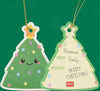 Legami-Biglietto-Natale-C/filo-5x9cm-10pz-Legami-Sagomati-Set-Di-10-Etichette-Chiudipacco-Merry-Christmas