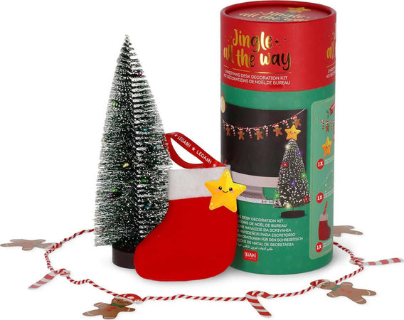Legami-Kit-Decorazioni-Natalizie-Da-Scrivania,-Multicolor,-Medium
