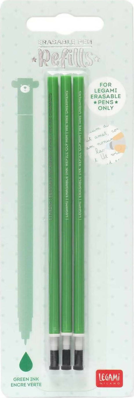 Legami Refill Per Penna Cancellabile 3 Pz Cancelleria e prodotti per ufficio/Penne matite scrittura e correzione/Penne e ricariche/Ricariche penne Cartoleria Deja Vu - Crotone, Commerciovirtuoso.it