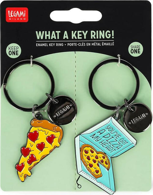 Legami-Set-Di-2-Portachiavi-In-Metallo-Smaltato-Legami---What-A-Key-Ring!