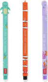 Legami-Set-Di-3-Penne-Gel-Cancellabili---Sea-Turtle,-Clownfish-E-Seahorse-Legami