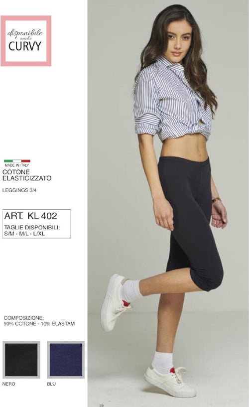 LEGGINGS DONNA PINOCCHIETTO KISSIMO IN COTONE ART KL402