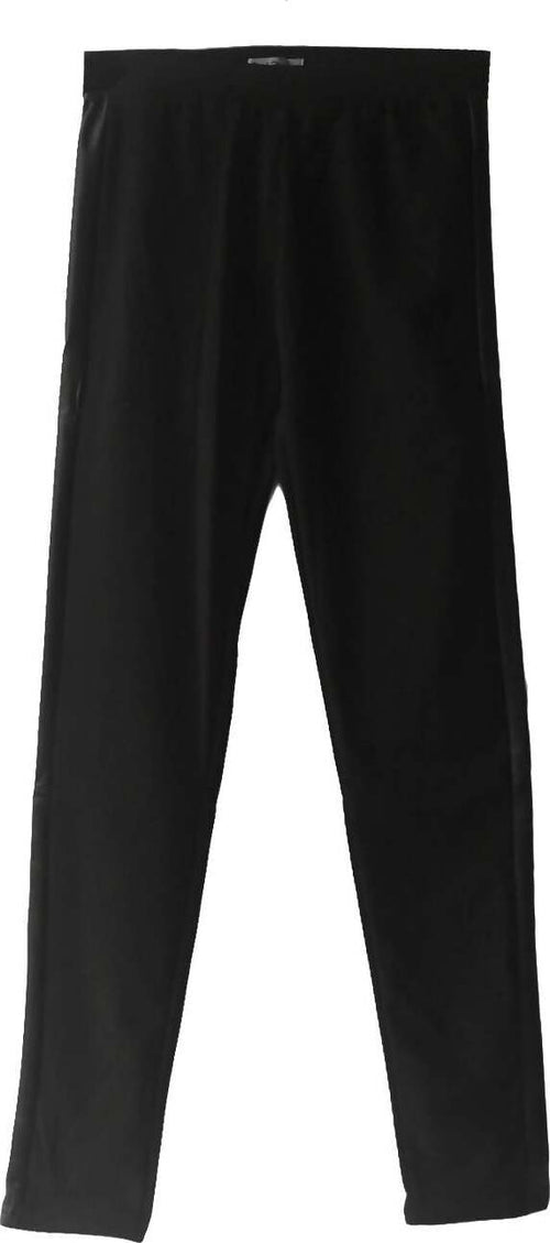 Leggings donna neri felpati con strisce in eco pelle RENATO BALESTRA art. raffaella leggings pantalone elasticizzato aderente donna leggings donna L'Orchidea - Siderno, Commerciovirtuoso.it