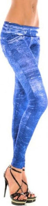 Leggings-Effetto-Denim-Jeggings-Donna-Con-Stampa-Jeans-Candeggiato