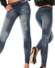 Leggings Jeggings Stretch Donna Skinny Faux Demin Matita Jeans Aderenti Pantaloni Abbigliamento e Accessori > Intimo Donna > Leggins Trade Shop italia - Napoli, Commerciovirtuoso.it