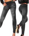 Leggings-Jeggings-Stretch-Donna-Skinny-Faux-Demin-Matita-Jeans-Aderenti-Pantaloni