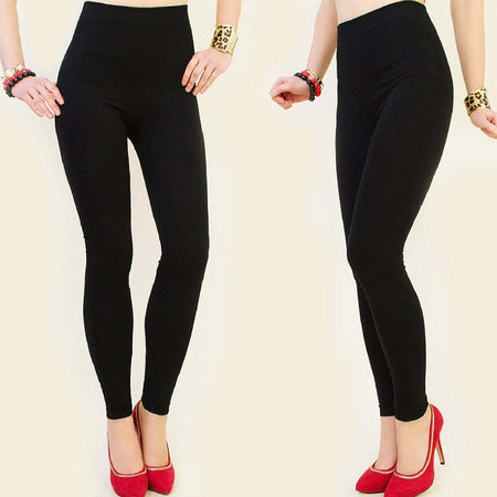 LEGGINGS MOD.919 ELASTICI NERO TESSUTO OPACO DA DONNA COMODI ELEGANTI Moda/Donna/Abbigliamento/Leggings Trade Shop italia - Napoli, Commerciovirtuoso.it