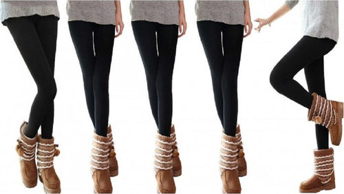 10 Leggings Neri Donna Effetto Termico Interno Felpato Elasticizzato Fuseaux Moda/Donna/Abbigliamento/Leggings Trade Shop italia - Napoli, Commerciovirtuoso.it
