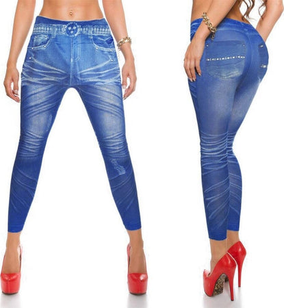 LEGGINGS JEANS JEGGINGS PANTACOLLANT PANTALONI DA DONNA SENZA CUCITURE COLORE Moda/Donna/Abbigliamento/Leggings Trade Shop italia - Napoli, Commerciovirtuoso.it