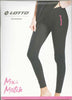 Lotto Leggings Donna Neri Logo Rosa Made in Italy Pantaloni Sportivi Neri 100% Cotone Elastico Lotto Homewear Mix Match ART. LA1010 leggings L'Orchidea - Siderno, Commerciovirtuoso.it