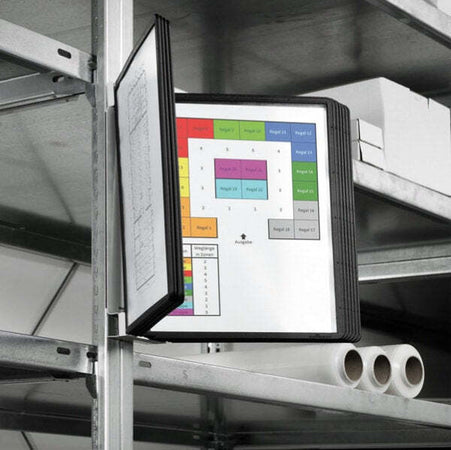 Leggio Vario Magnet Wall - 10 pannelli Sherpa inclusi - Durable Cancelleria e prodotti per ufficio/Arredamento e illuminazione/Studio/Leggii e podi Eurocartuccia - Pavullo, Commerciovirtuoso.it