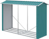 Legnaia-con-Struttura-in-Acciaio-Galvanizzato-e-Base-rialzata,-240x-86x160cm,-Verde-ZB5845-835V00GNZB5