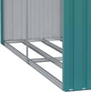 Legnaia-con-Struttura-in-Acciaio-Galvanizzato-e-Base-rialzata,-240x-86x160cm,-Verde-ZB5845-835V00GNZB5