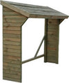 Legnaia-da-giardino-in-legno-di-pino-impregnato-in-autoclave-217x80x155/180-Marrone-Milani-Home