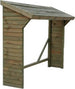 Legnaia-da-giardino-in-legno-di-pino-impregnato-in-autoclave-217x80x155/180-Marrone-Milani-Home