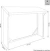 Legnaia-da-giardino-in-legno-di-pino-impregnato-in-autoclave-217x80x155/180-Marrone-Milani-Home