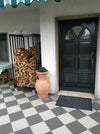 Legnaia Portalegna su Ruote in Acciaio Antracite Eco 80x80xh190 Cm Giardino e giardinaggio/Riscaldamenti e bracieri da esterno/Accessori per camini esterni/Portalegna Ogomondo - Martina Franca, Commerciovirtuoso.it