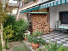 Legnaia Tettoia in Acciaio Verniciato Antracite Eco 180x70xh200 Cm Giardino e giardinaggio/Riscaldamenti e bracieri da esterno/Accessori per camini esterni/Portalegna Ogomondo - Martina Franca, Commerciovirtuoso.it