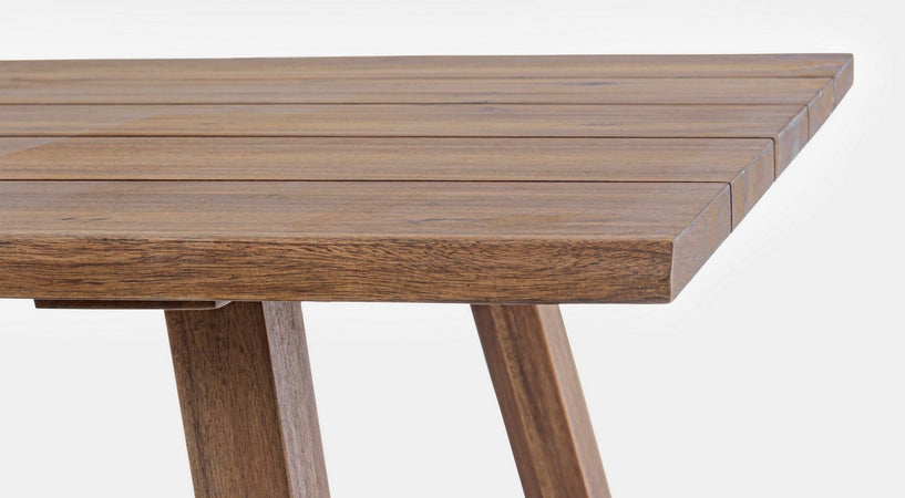 Tavolo "Glasgow" rettangolare, in legno di acacia FSC, per interno ed esterno, da 180 cm