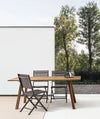 Tavolo Glasgow rettangolare, in legno di acacia FSC, per interno ed esterno, da 180 cm