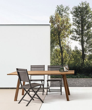 Tavolo "Glasgow" rettangolare, in legno di acacia FSC, per interno ed esterno, da 180 cm