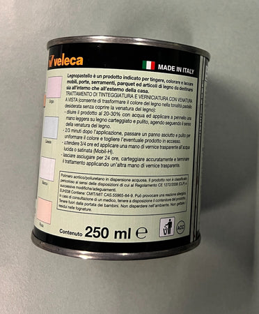 VELECA - LEGNOPASTELLO TINTA PASTELLO PER LEGNO ROSA 250 ML