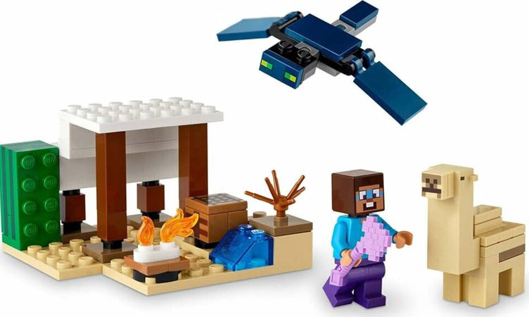 Lego-Minecraft-Spedizione-Di-Steve-nel-Deserto