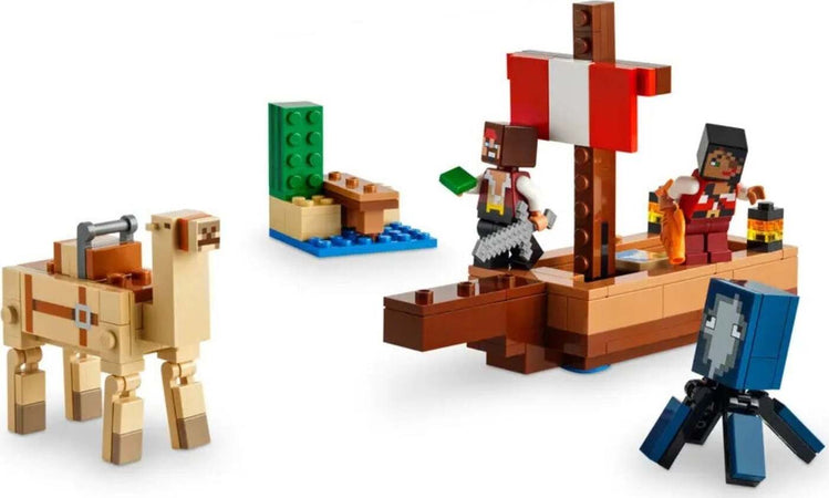 Lego-Minecraft-viaggio-del-Galeone-dei-pirati