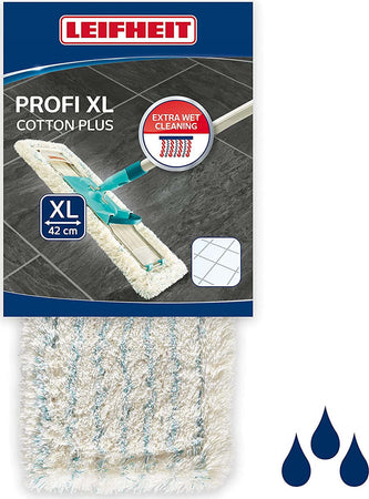 LEIFHEIT-Panno-pavimento-Ricambio-Cotton-Plus-PROFI-XL-L.-42cm