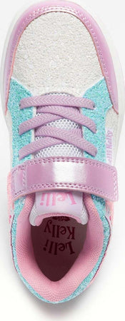 Lelli-Kelly-Pan-Di-Zucchero-Frangetta-Mix-Sneakers-Bambina-Glitter-Lkaa8090-Rofuaglrofu