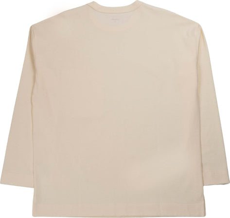 LEMAIRE-Cotton-longsleeve-in-white-da-uomo