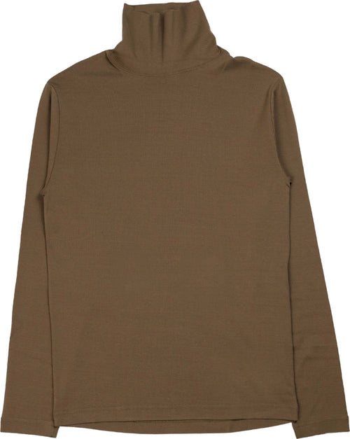 LEMAIRE-Long-Sleeve-Turtle-Neck-in-Green-Beige-da-uomo