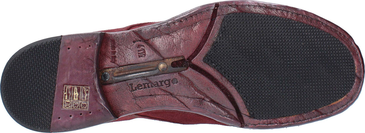 Lemargo-Scarpe-basse-Rosso-Bordeaux-da-uomo