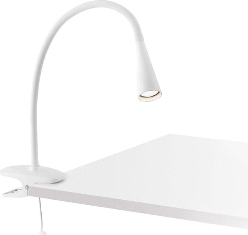 LENA Lampada clip bianca Illuminazione/Illuminazione per interni/Illuminazioni per pareti/Applique Led Mall Home - Napoli, Commerciovirtuoso.it