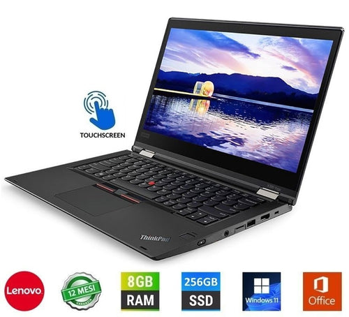 Notebook Lenovo ThinkPad Yoga X380 Intel Core i5-8350U 13.3 Pollici Touchscreen 8/256GB Ricondizionato