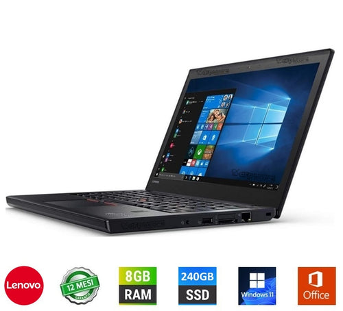 Notebook Lenovo ThinkPad X260 Intel Core i5-6300U 12.5 Pollici 8/240GB Ricondizionato