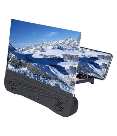 Lente 3d Amplificatore Audio E Video Per Smartphone Da 12" Ingrandimento Schermo