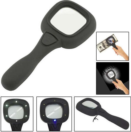 Lente Di Ingrandimento 3x Da Lettura Lavoro 5 Led Luce Bianca Led Uv 20 Lumen Cancelleria e prodotti per ufficio/Archivio ufficio e accessori per scrivania/Accessori da scrivania e archiviazione/Lenti di ingrandimento Trade Shop italia - Napoli, Commerciovirtuoso.it