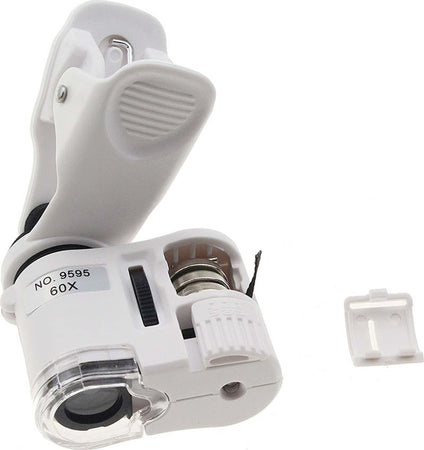 LENTE DI INGRANDIMENTO MICROSCOPIO 60x PER SMARTPHONE LUCE LED UV CLIP TASCABILE Cancelleria e prodotti per ufficio/Archivio ufficio e accessori per scrivania/Accessori da scrivania e archiviazione/Lenti di ingrandimento Trade Shop italia - Napoli, Commerciovirtuoso.it