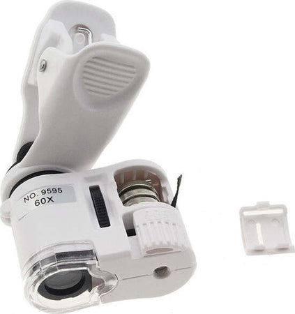 Lente Di Ingrandimento Microscopio 60x Per Smartphone Luce Led Uv Clip Tascabile Cancelleria e prodotti per ufficio/Archivio ufficio e accessori per scrivania/Accessori da scrivania e archiviazione/Lenti di ingrandimento Trade Shop italia - Napoli, Commerciovirtuoso.it