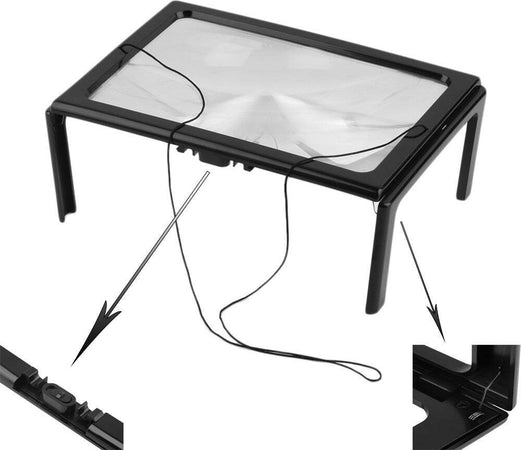 LENTE INGRANDIMENTO DA TAVOLO COLLO LUCE A LED SUPPORTO LETTURA A PILE Cancelleria e prodotti per ufficio/Archivio ufficio e accessori per scrivania/Accessori da scrivania e archiviazione/Lenti di ingrandimento Trade Shop italia - Napoli, Commerciovirtuoso.it