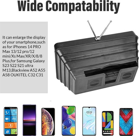 Lente Ingrandimento Display Schermo Telefono Cellulare Smartphone Forma Di Tv Elettronica/Cellulari e accessori/Accessori/Espansioni per schermo e lenti di ingrandimento Trade Shop italia - Napoli, Commerciovirtuoso.it