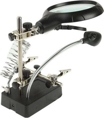 Lente Ingrandimento Saldatura Riparazione 5 Led Ausiliaria Molletta Mg16129-c Casa, arredamento e bricolage > Bricolage e fai da te > Lenti d'ingrandimento Trade Shop italia - Napoli, Commerciovirtuoso.it