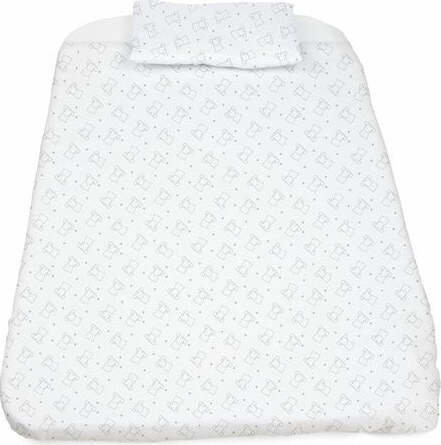 Lenzuola-culla-Chicco-0901084364990-NEXT2ME-FOREVER-Set-3-Pezzi-Grigio