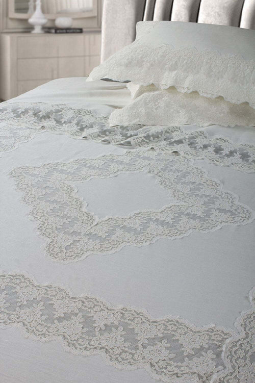 lenzuola e federe 100% lino con pizzo rebrodè art.Gioiello Made in Italy Casa e cucina/Tessili per la casa/Biancheria da letto/Lenzuola e federe/Set di lenzuola e federe Biancheria Arredo Home - Nola, Commerciovirtuoso.it