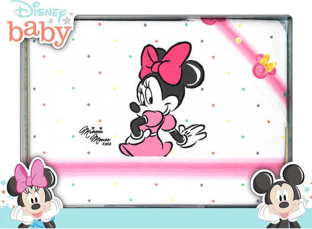Lenzuola-lettino-neonato-Minnie-Mouse-Disney